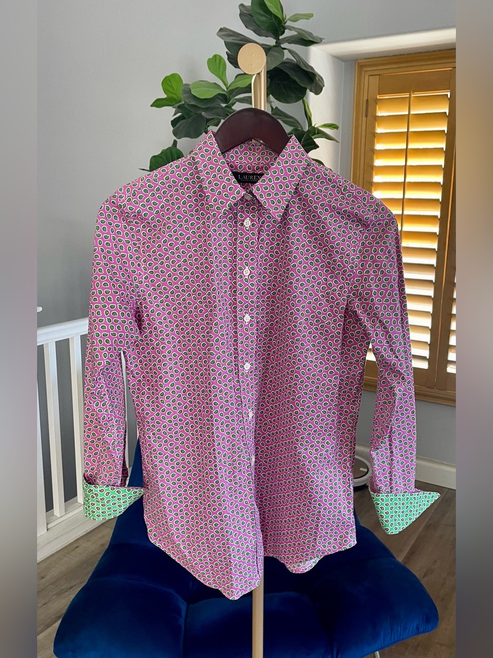 NWOT Lauren Ralph Lauren Black Label Women’s Button Down Shirt Size S
